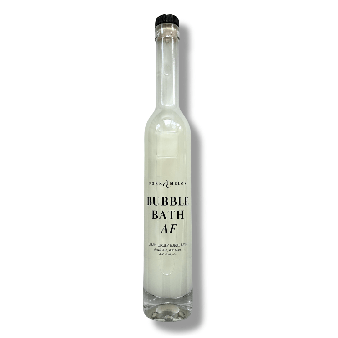 BUBBLE BATH AF (Refillable Glass Bottle) | FORK & MELON clean luxury soap