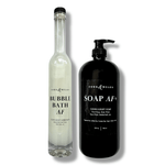 BUBBLE BATH AF & SOAP AF+ (32oz Refill Set) | FORK & MELON clean luxury soap