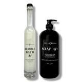 BUBBLE BATH AF & SOAP AF+ (32oz Refill Set) | FORK & MELON clean luxury soap