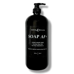 SOAP AF+ (32oz Soap Refill/Shower Bottle) | FORK & MELON clean luxury soap