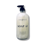 SOAP AF (16oz Refillable Glass Bottle) | FORK & MELON clean luxury soap