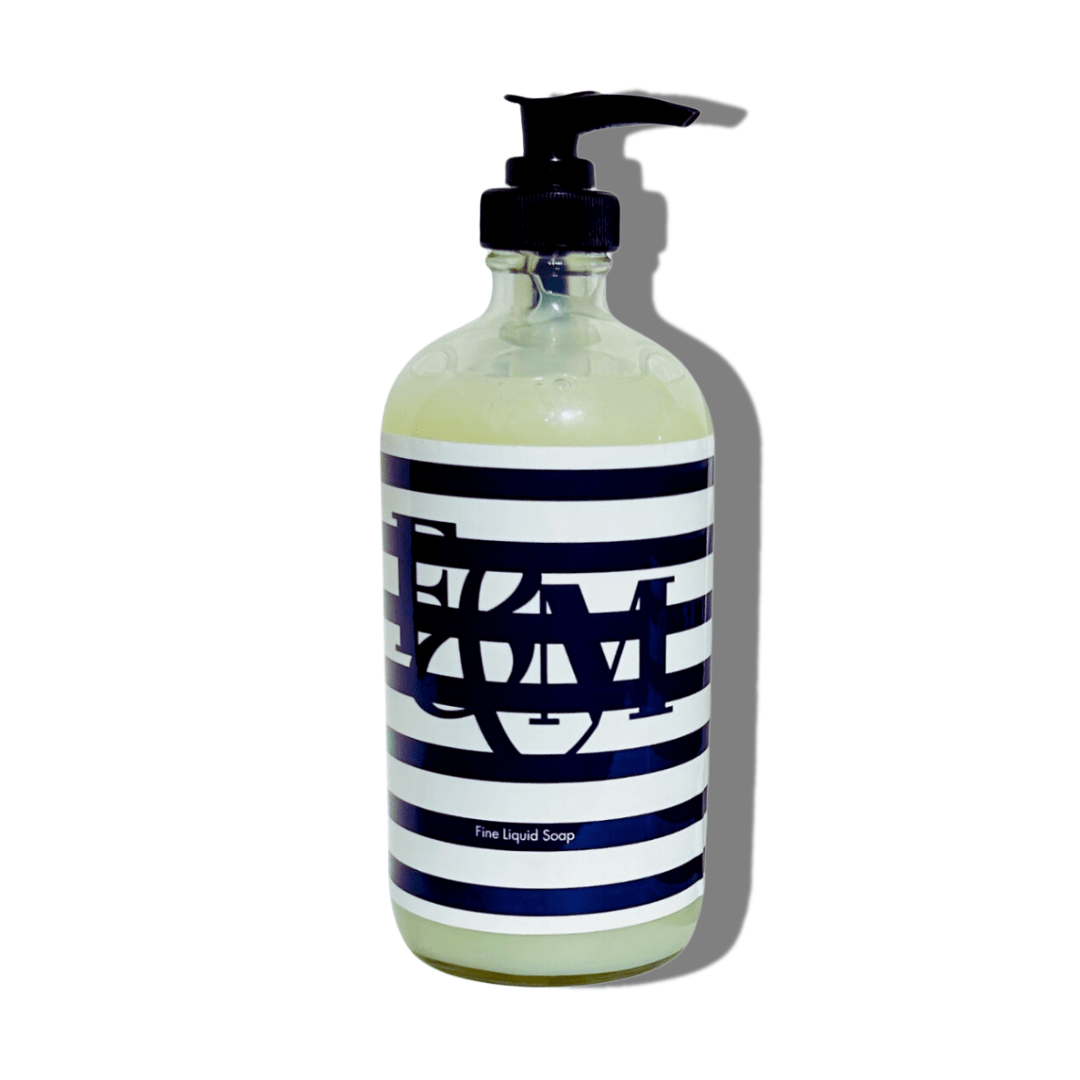 SOAP AF – Navy & White Stripe Collection | FORK & MELON clean luxury soap