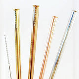 Eco Friendly Reusable Straw 6 Piece Set - Love Your Dog