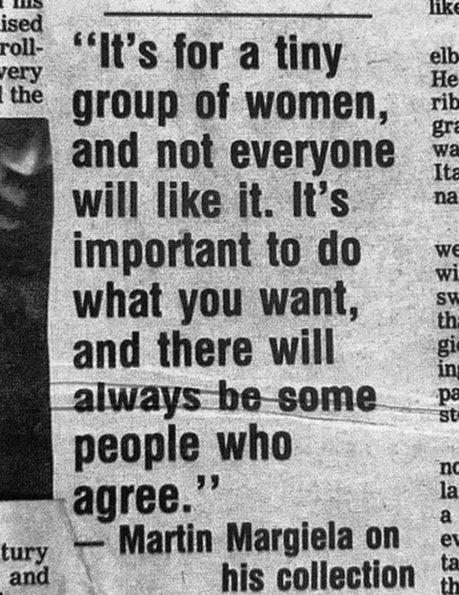 “It’s for a tiny group of women…and not everyone will like it.” - FORK & MELON