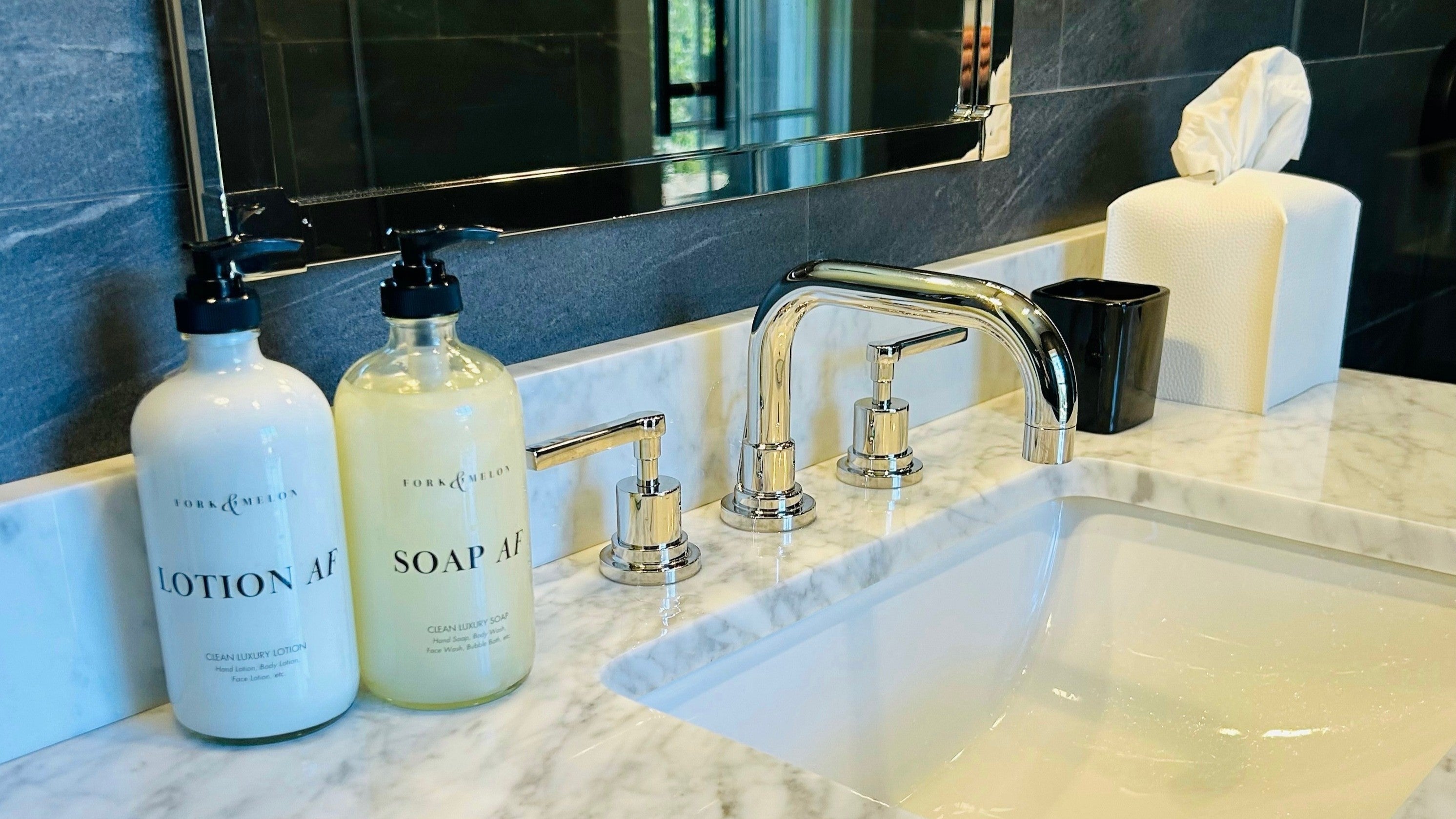 The One-Bottle Bathroom - FORK & MELON