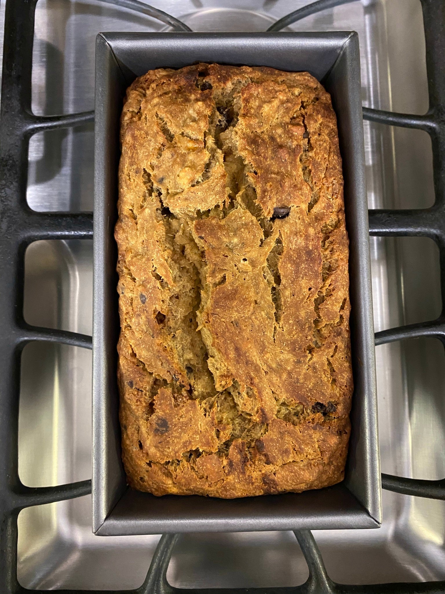 Gluten Free Chocolate Chip Banana Bread That's Easy To Make With Simple Ingredients - FORK & MELON