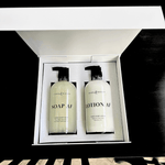 SOAP AF & LOTION AF (16oz Glass Set) | FORK & MELON clean luxury soap