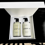 SOAP AF & LOTION AF (16oz Glass Set) | FORK & MELON clean luxury soap