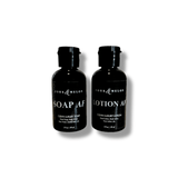 SOAP AF & LOTION AF (2oz Travel Set) | FORK & MELON clean luxury soap