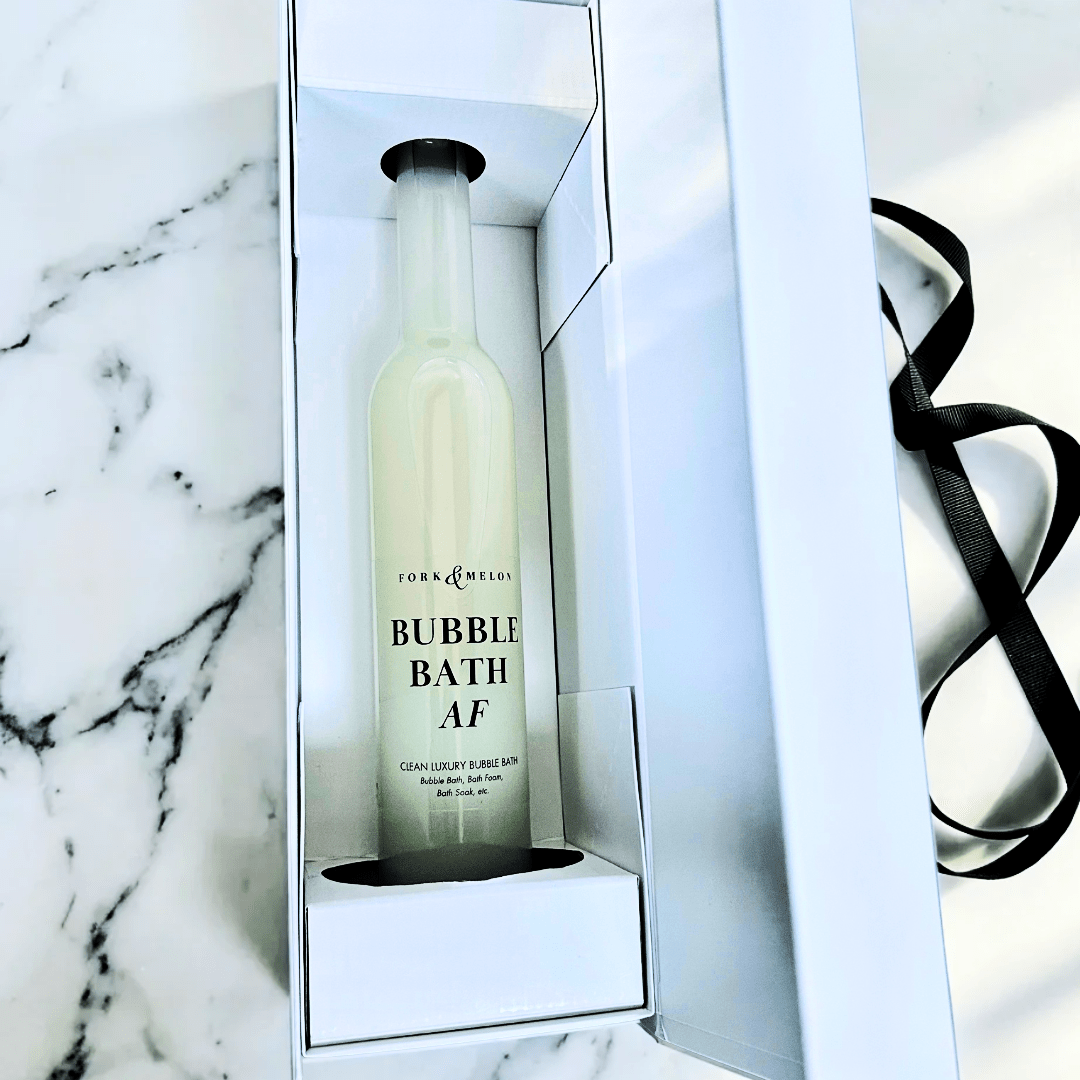 BUBBLE BATH AF (Refillable Glass Bottle) | FORK & MELON clean luxury soap