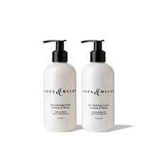 Load image into Gallery viewer, FORK &amp; MELON hand/body wash &amp; lotion set (8oz)