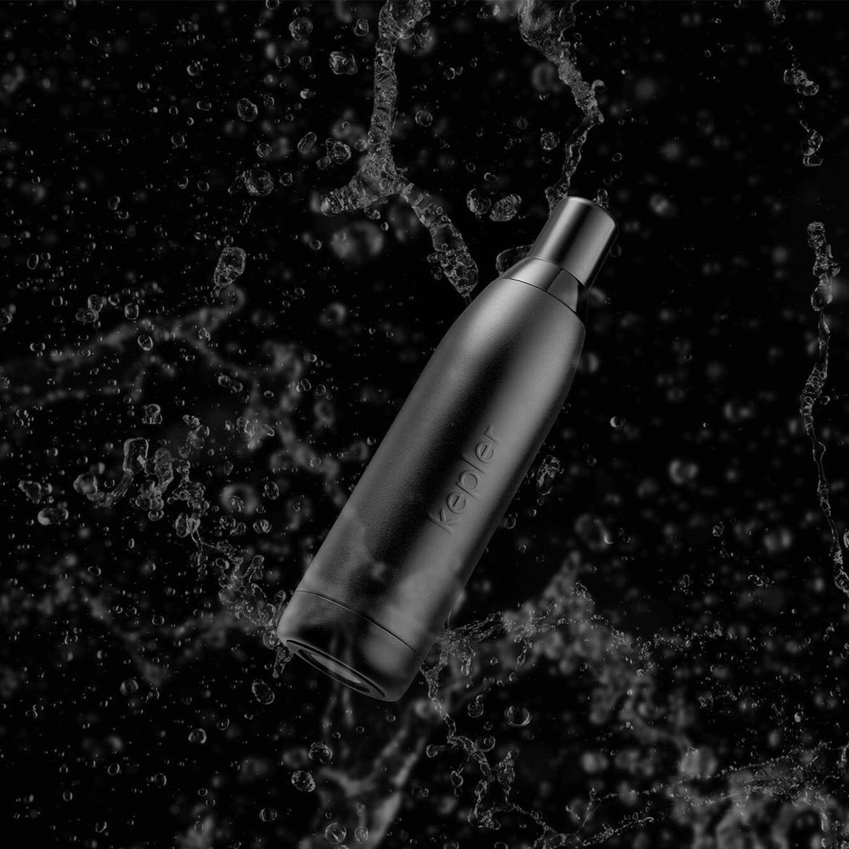 The Original Kepler  Sleek luxury water bottle inspired by space