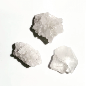 clear crystal quartz clusters