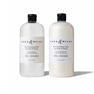 luxury liquid soap and lotion - 32oz refill set