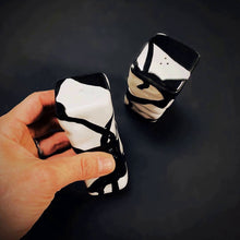 Load image into Gallery viewer, Square Ripple Salt &amp; Pepper Shakers - Multiple Colors Available