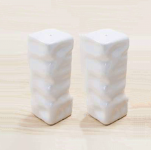 Load image into Gallery viewer, Square Ripple Salt &amp; Pepper Shakers - Multiple Colors Available